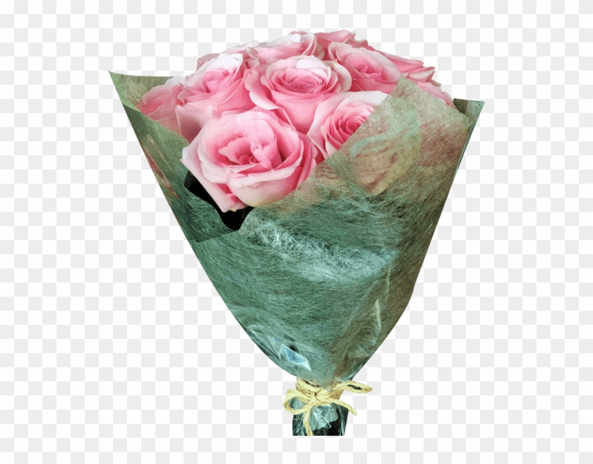 Diy 12 Light Pink Roses Bouquet Magnaflor - Garden Roses Clipart #5062052