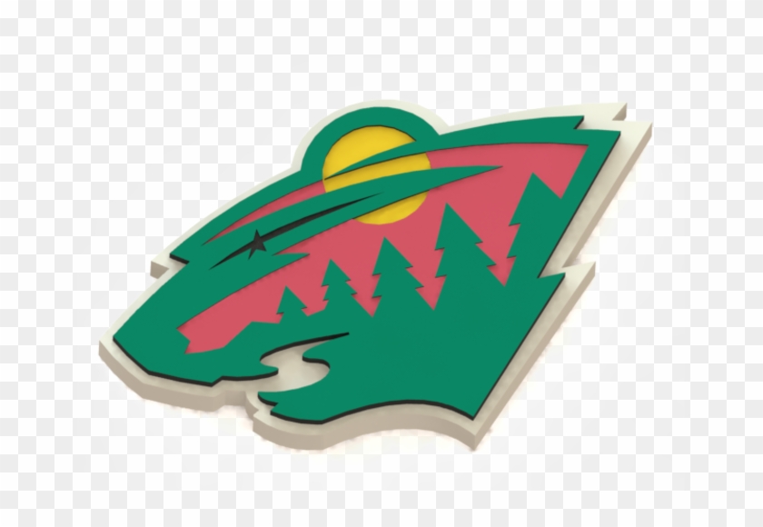 Minnesota Wild Logo 3d Print - Minnesota Wild Logo Png Clipart #5063665