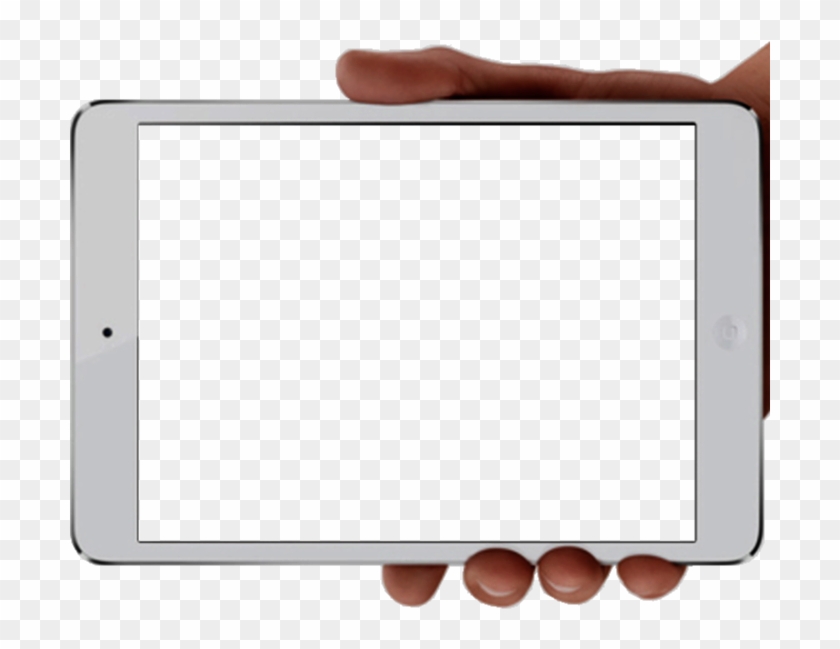 Ipad Transparent Holding - Tablet Computer Clipart