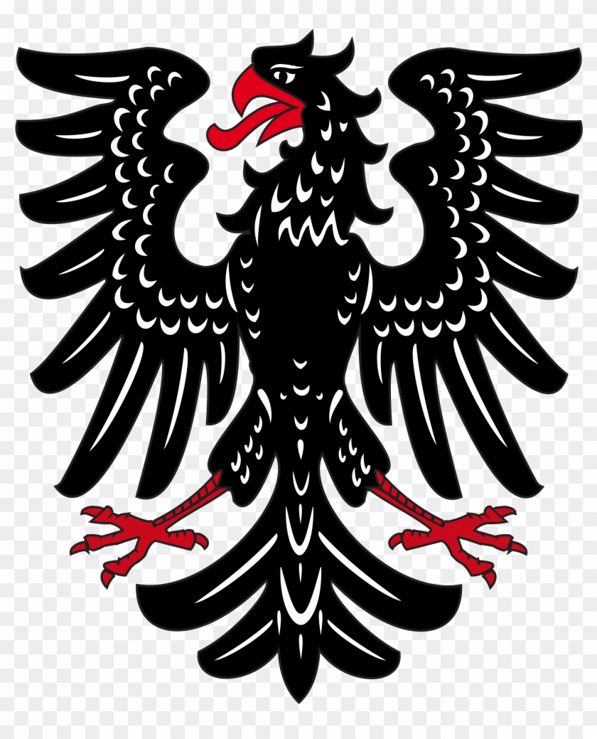 Eagle Svg Medieval - Heraldic Eagle Png Clipart