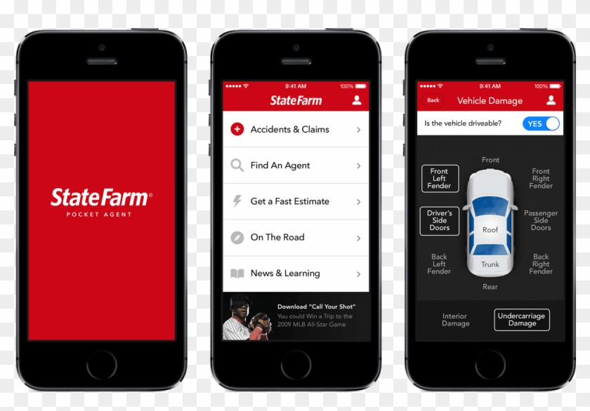 State Farm Mobile App , Png Download - State Farm App Clipart #5064824