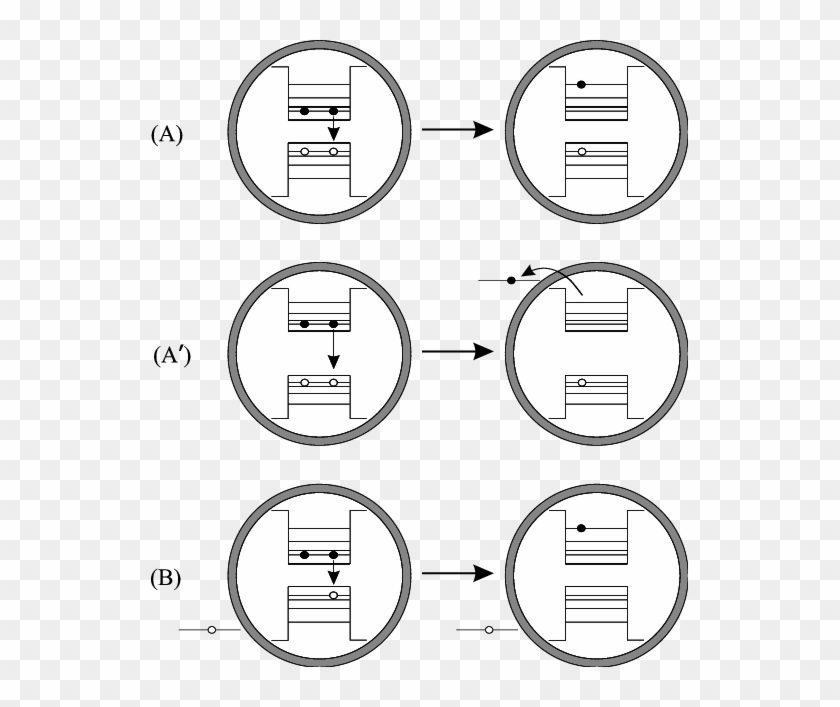 Scheme Presenting Auger Effects Considered In This - Quantum Dot Auger Clipart
