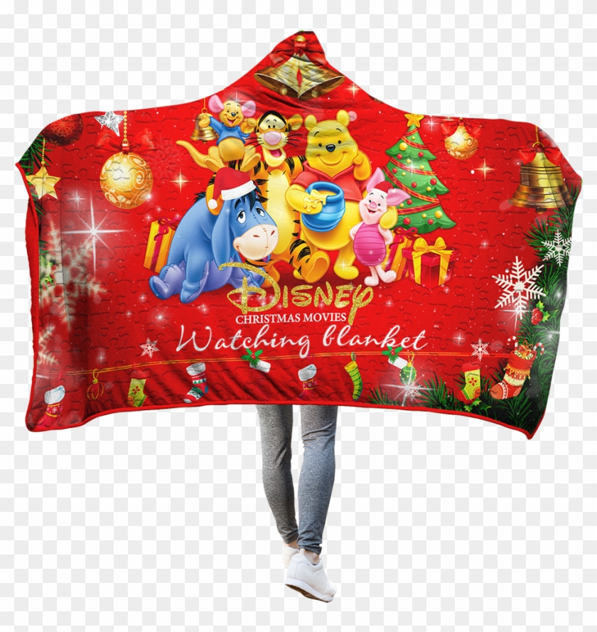 Disney Cartoon Characters 3d Hooded Blanket Hooded - Illustration Clipart #5065324