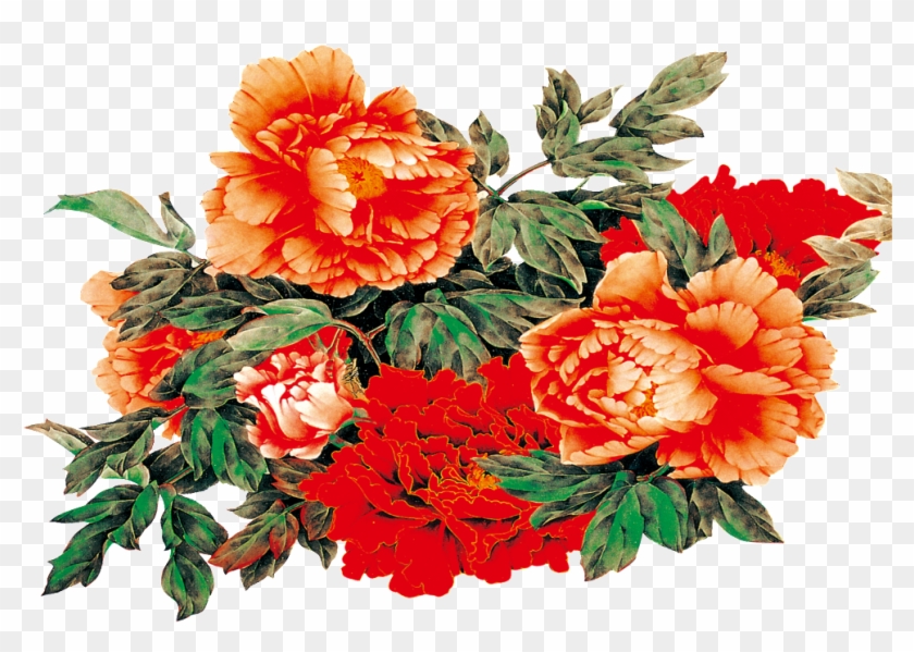 Flower Hd Png Free Files - 牡丹 花 Clipart #5065604