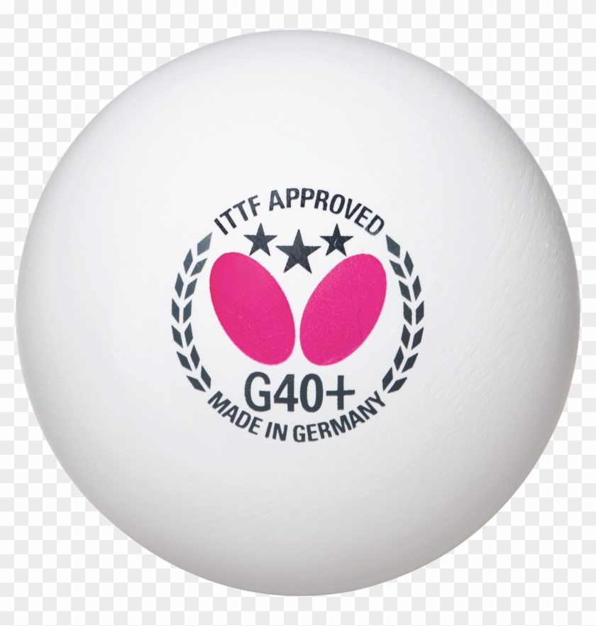 The Butterfly Three-star G40 Ball Is Becoming More - Ball For Table Tennis Clipart