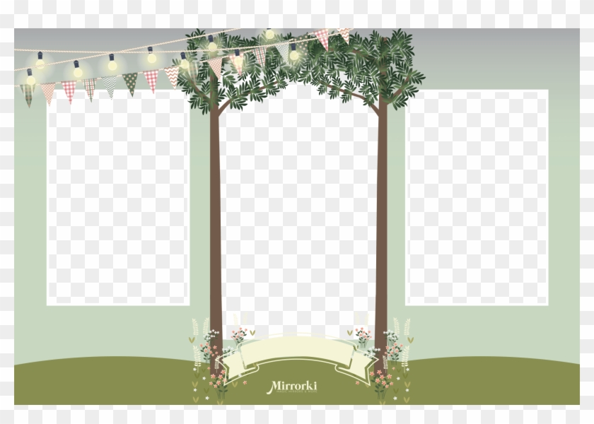 Picnic For Three - Arch Clipart