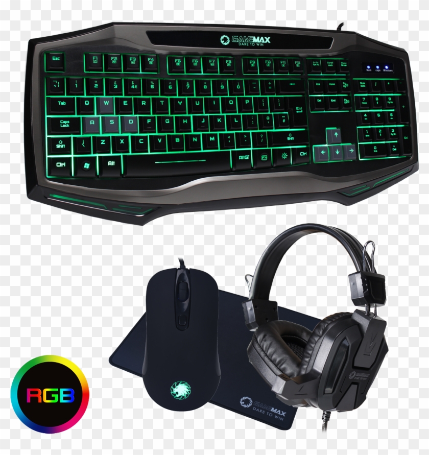 Gmxkbcomboraptorrgb - Gamemax Raptor Rgb Clipart #5066522