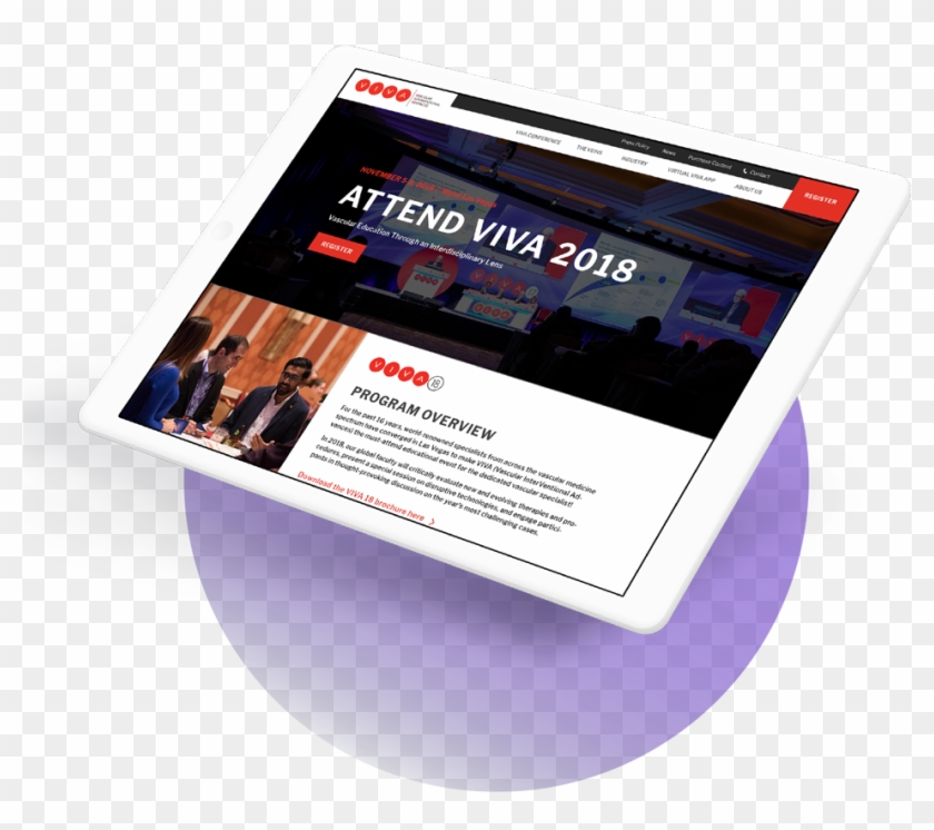 Advancing The Field Of Vascular Medicine And Intervention - Tablet Computer Clipart