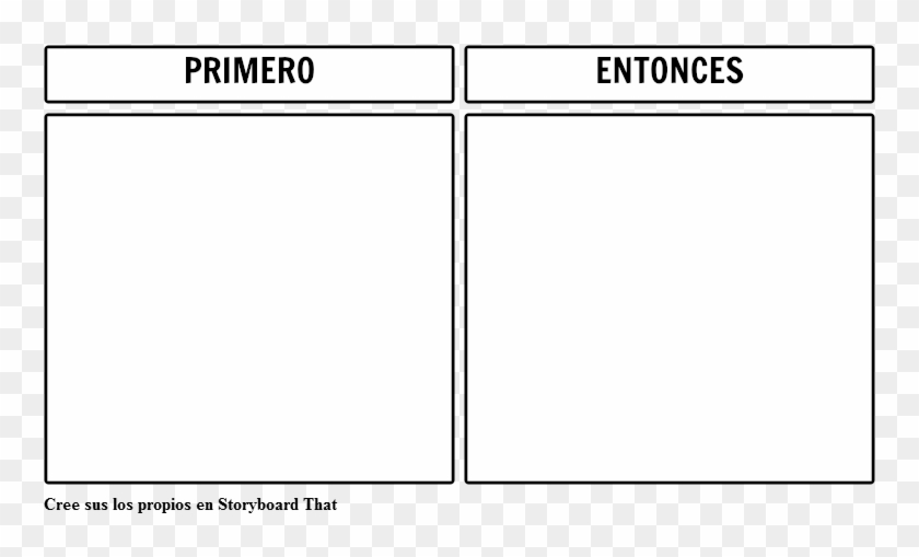 Primera Plantilla Imprimible De La Tabla - First Then Printable Clipart #5067780