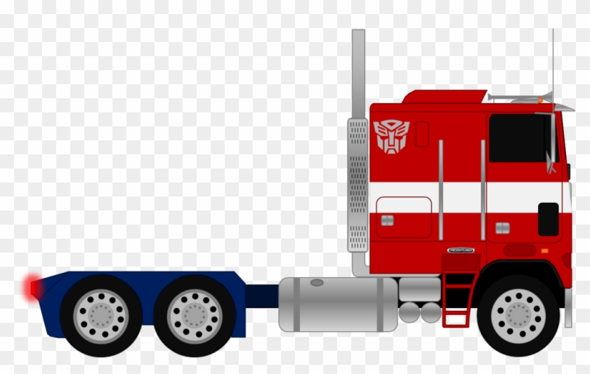 Freightliner Flt Optimus Prime G1 By Lambo9871 - New Man Tgx 2020 Clipart #5067895