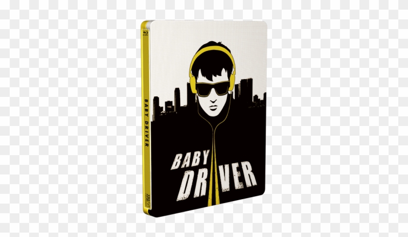 Baby Driver Logo Png - Baby Driver Steelbook Clipart #5069268
