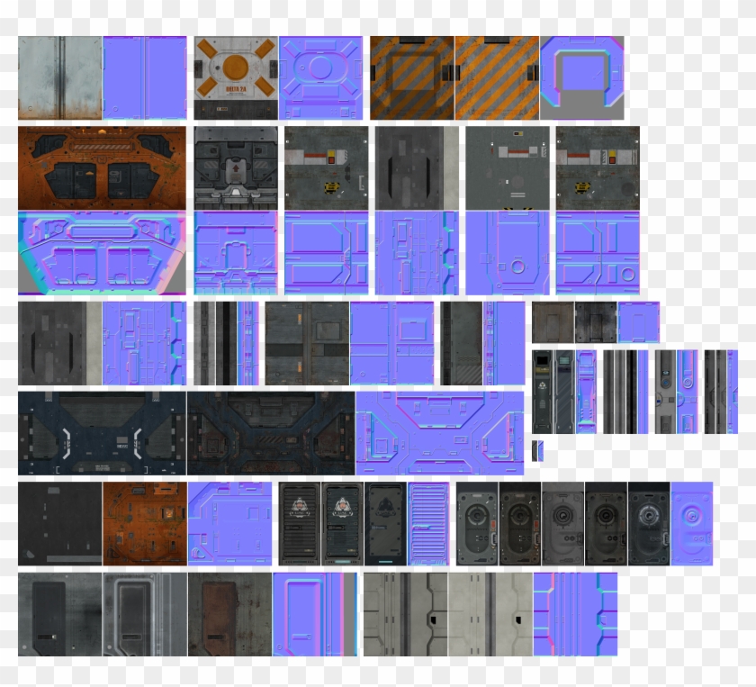 Click For Full Sized Image Doors - Doom 3 Fan Textures Clipart #5069355
