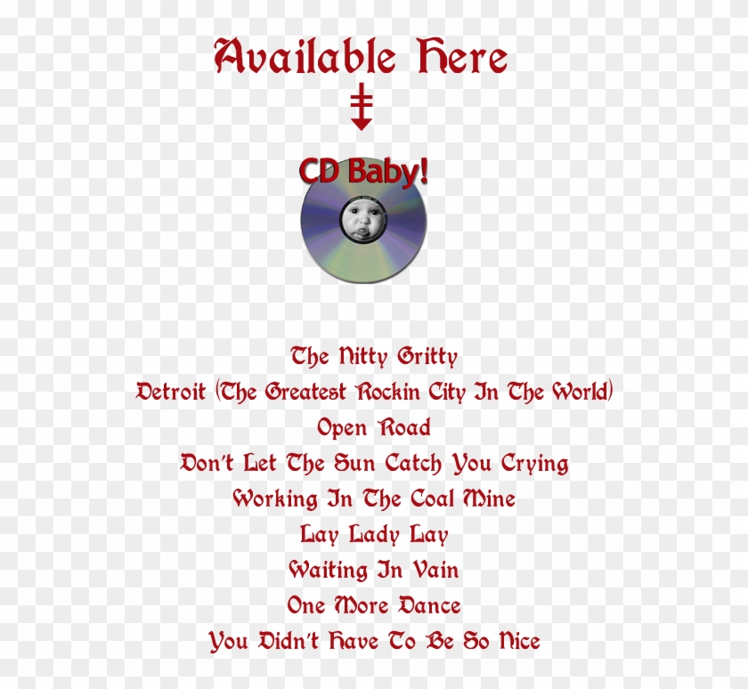 Click On Cd Baby For Audio Clips And Downloads => - Carmine - Png Download #5069456