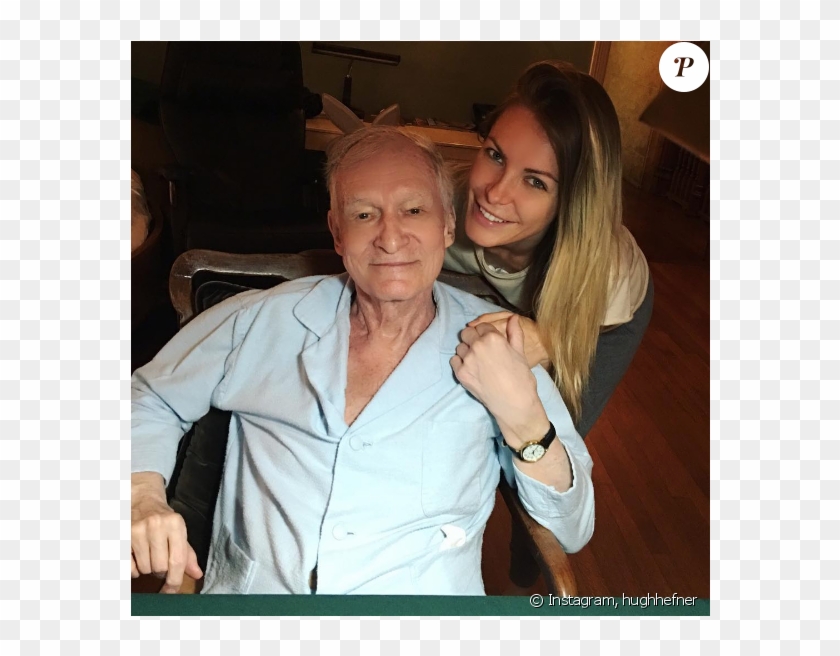 Hugh Hefner Et Sa Femme Crystal Harris Au Mois De Septembre - Hju Hefner Umro Clipart #5069460