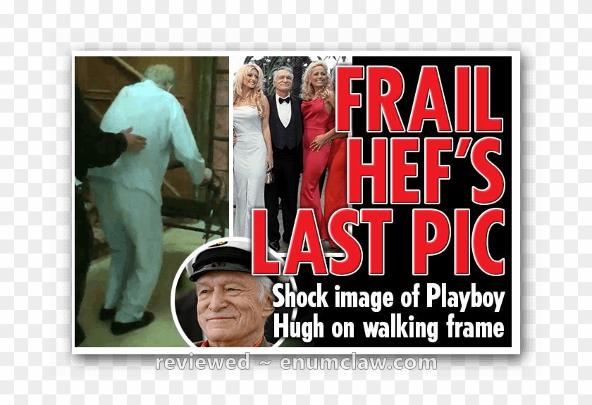 Frail Hugh Hefner Pictured In Final Months As Playboy - Photo Caption Clipart #5069490