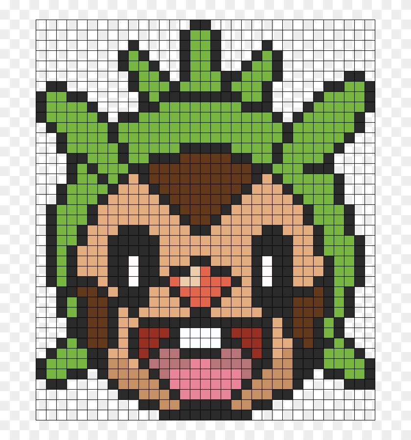 Pokemon Battle Trozei Chespin Perler Bead Pattern / - Chespin Pärlplatta Clipart #5069673