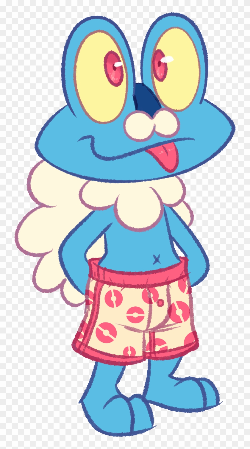 Froakie In Boxers - Cartoon Clipart #5069816