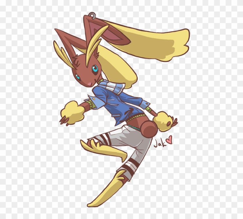 Day 1, Normal Type - Lopunny Clothes Clipart #5069874