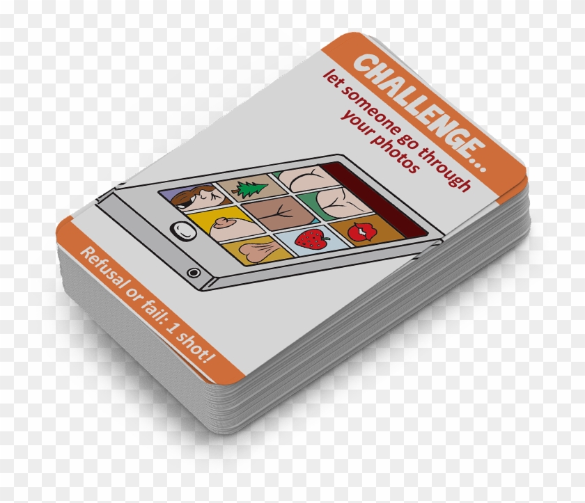 Complete The Challenge On The Card Or Suffer The Consequences - Illustration Clipart #5070031