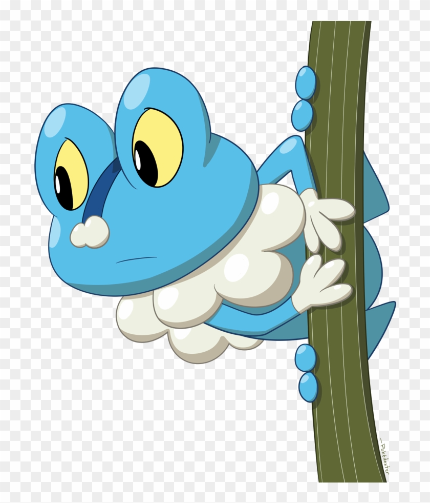 Clinging Froakie - Cartoon Clipart