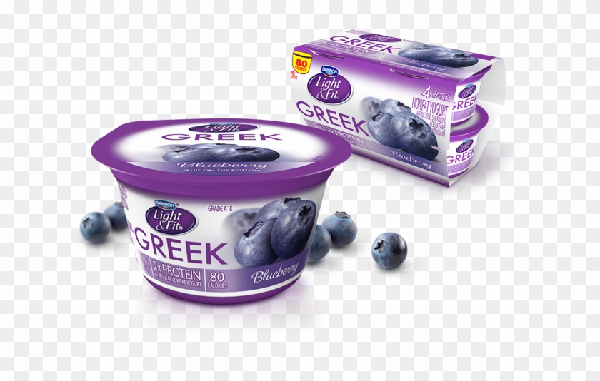 Greek Yogurt, Fat Free, Fruit Flavors But No Fruit - Dannon Light Greek Yogurt Clipart #5070827