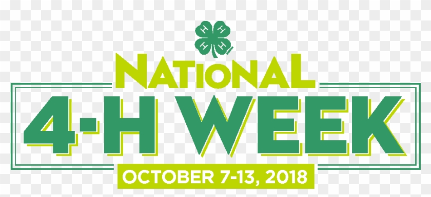 National 4-h Week Logo (jpg) - National 4 H Week 2018 Clipart