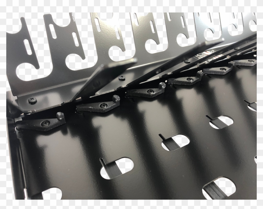 Each Bay Has A Spring Loaded Mechanical Toggle For - Grille Clipart