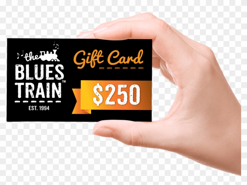 Give The Gift Of An Experience A Blues Train Gift Card - Sign Clipart #5071176