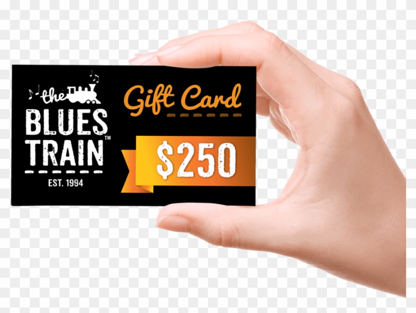 Give The Gift Of An Experience A Blues Train Gift Card - Sign Clipart