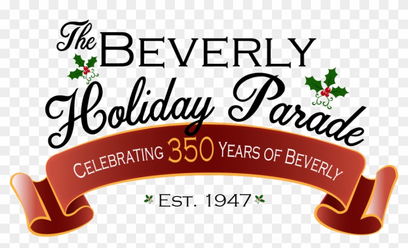 The 2018 Beverly Holiday Parade - Calligraphy Clipart
