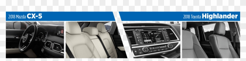 2018 Mazda Cx-5 Vs 2018 Toyota Highlander Interior - Toyota Highlander Clipart #5071297
