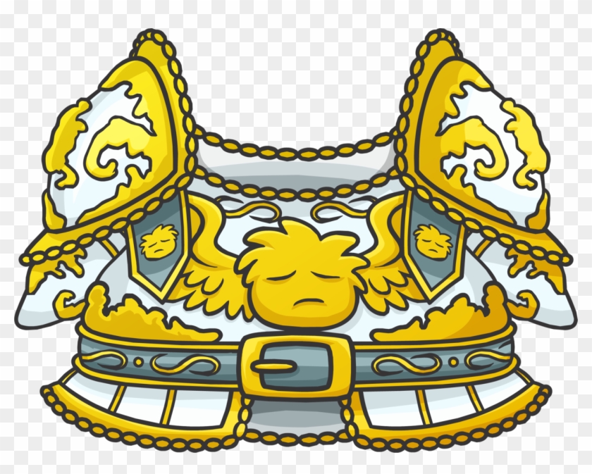 White Knight Armor Clothing Icon Id - Club Penguin Medieval Party Armor Clipart #5071402