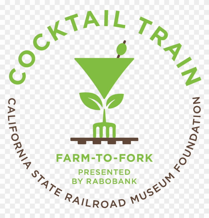 18 Crmf182 F2 Fcocktail Train Logo 2color - Circle Clipart #5071569