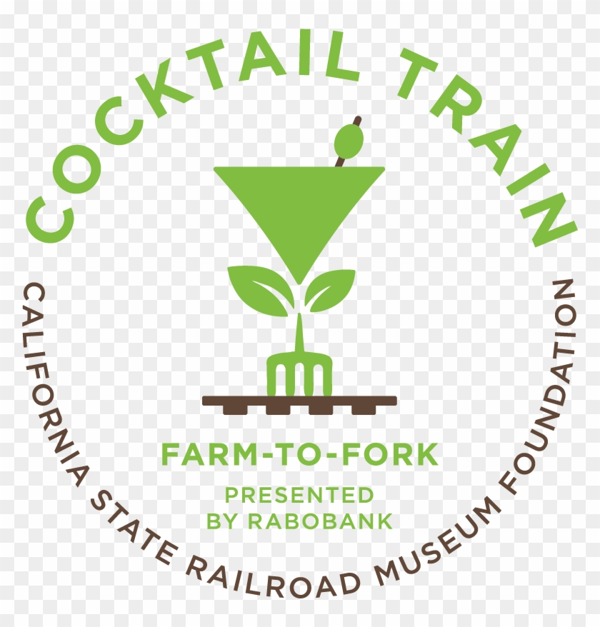 18 Crmf182 F2 Fcocktail Train Logo 2color - Circle Clipart