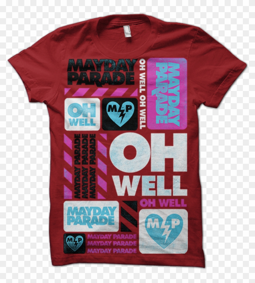 Mayday Parade Oh Well Final - T Shirt Clipart #5071572