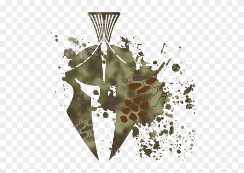 Balaclava - Kryptek Highlander - Paint Splash Clipart