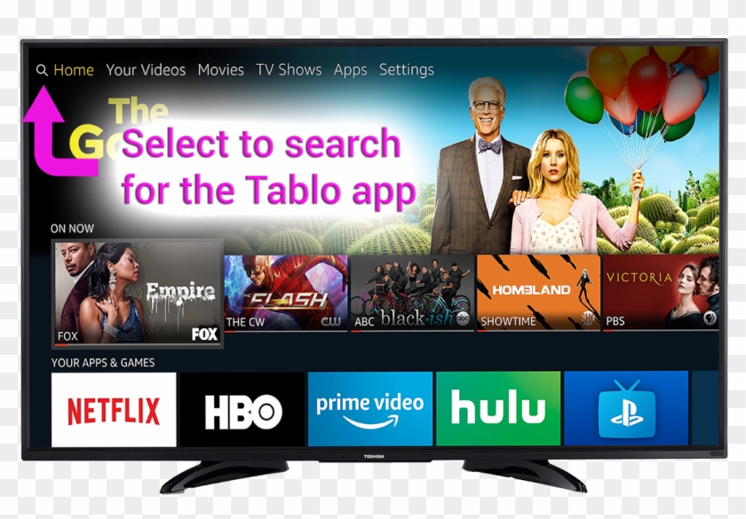 Tablo Find Download App Fire Tv Smart Tv - Amazon Fire Cube Home Screen Clipart #5072212