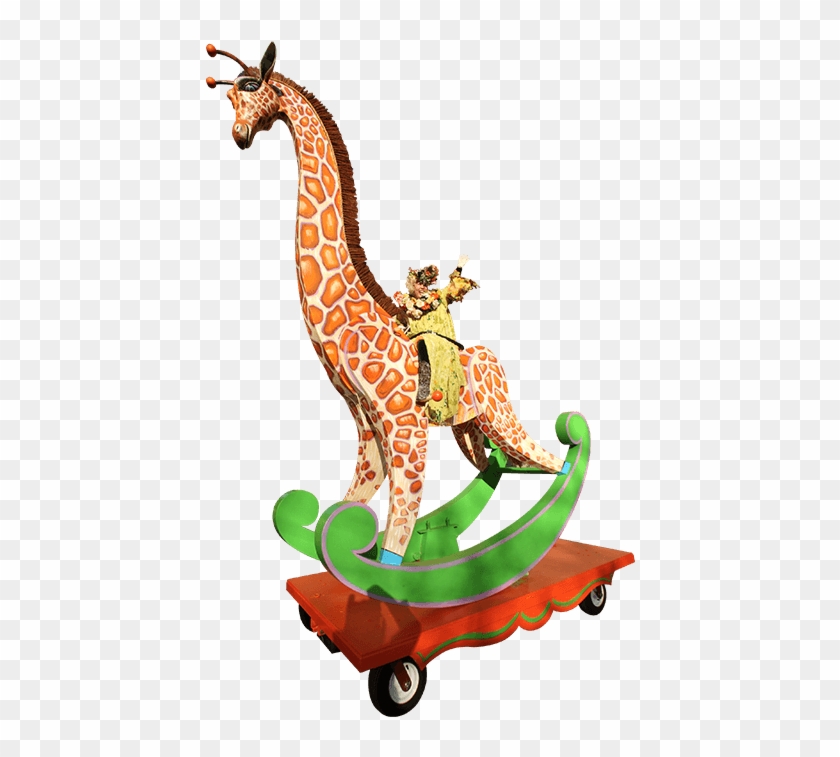Image Rocking Giraffe - Giraffe Clipart #5072474