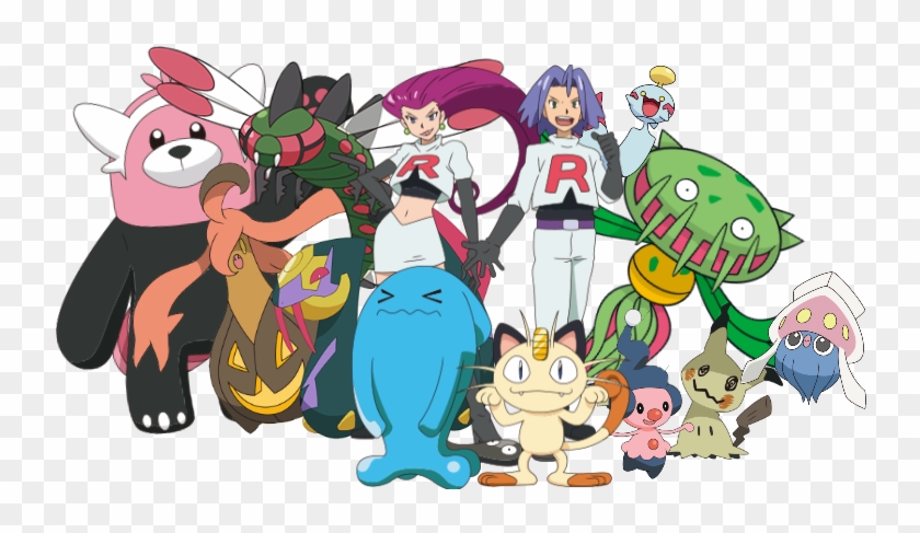 11 Nov - Team Rocket Vs Team Skull Clipart