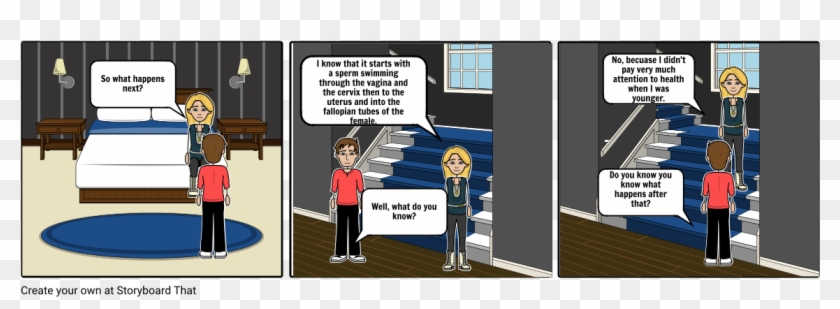 Sam And Olivia - Cartoon Clipart