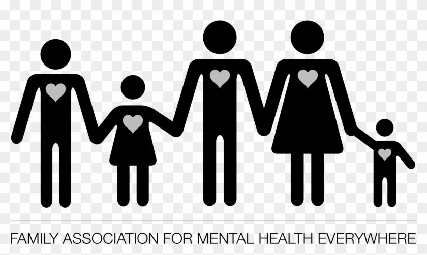 Fame Logo Bw Png Media - Family Association For Mental Health Everywhere Clipart