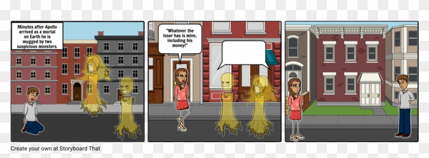 Manhattan Scene - Cartoon Clipart