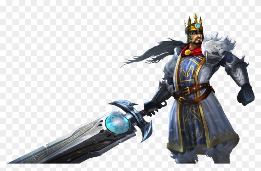 King Tryndamere Skin Splashart Lol - 국왕 트린 다 미어 Clipart