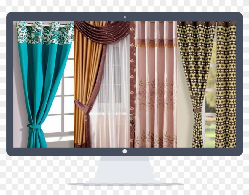 Swayam Solid Eyelit Window Curtain - Window Covering Clipart #5075331