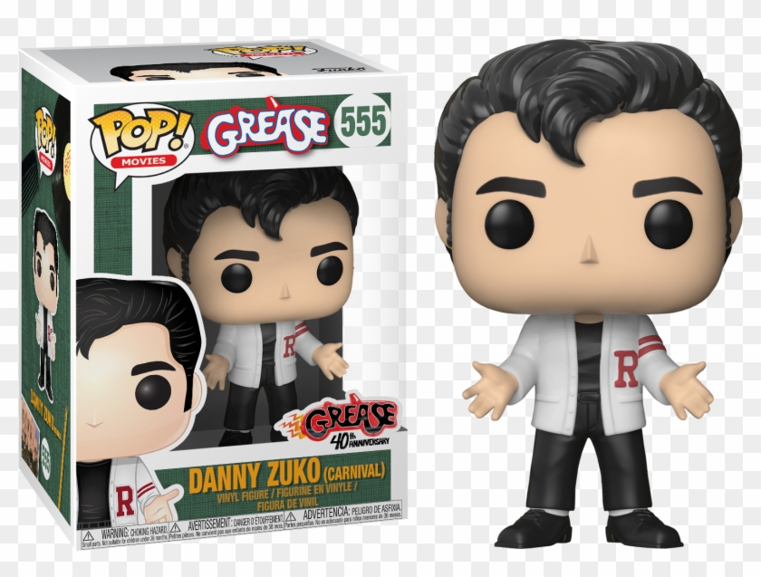 Danny Zuko Carnival Pop Vinyl Figure - Bruce Wayne Funko Pop Clipart #5075369