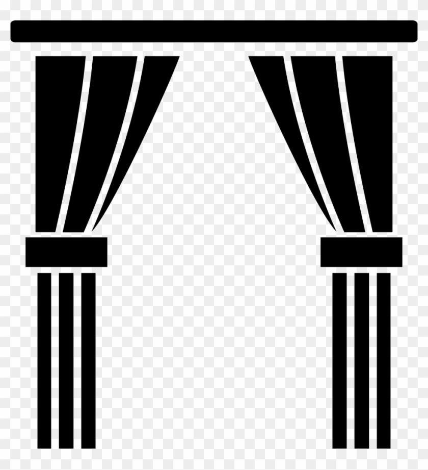 Window Curtains Comments - 窗簾 Icon Clipart