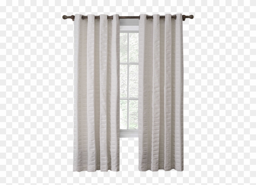 Tyler 84-inch Grommet Top Window Curtain Panel In Winter - Window Covering Clipart #5075689
