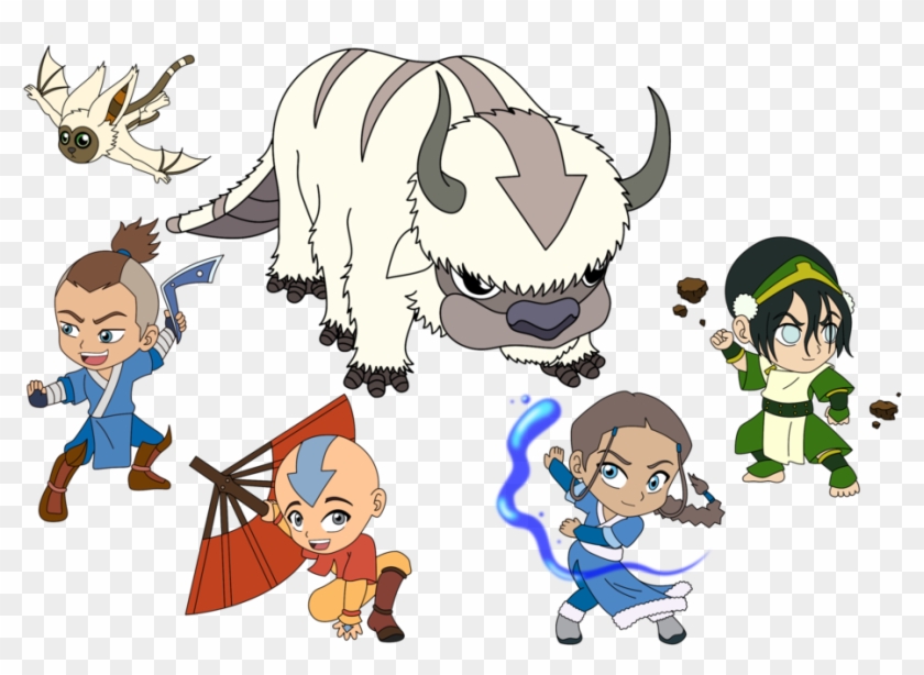 Chibi Avatar The Last Airbender Clipart #5075810