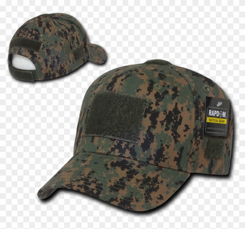 Tactical Operator Cap - Multi-scale Camouflage Clipart #5076186