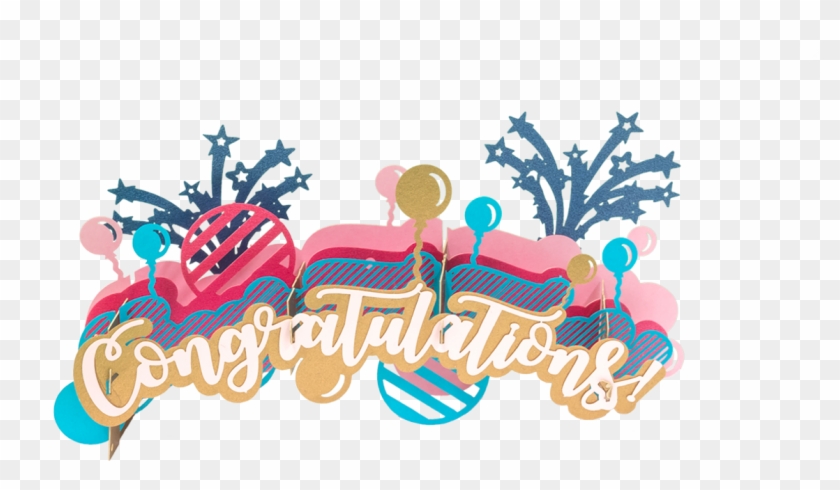 Congratulations Pop Up Card Clipart #5076244